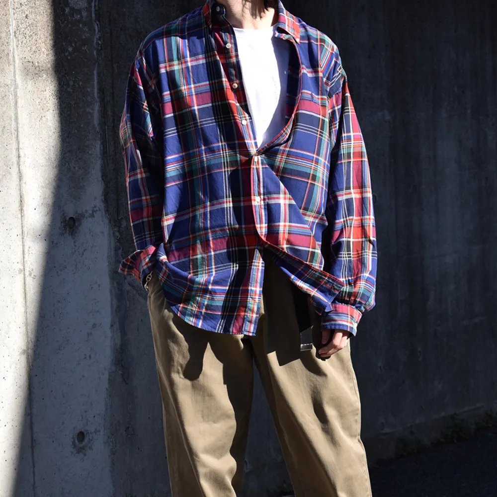 90's Ralph Lauren “BLAKE” チェック ボタンダウンシャツ 240327 S2068