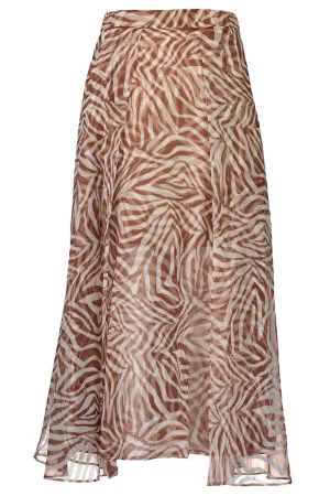 Abstract Layered Skirt