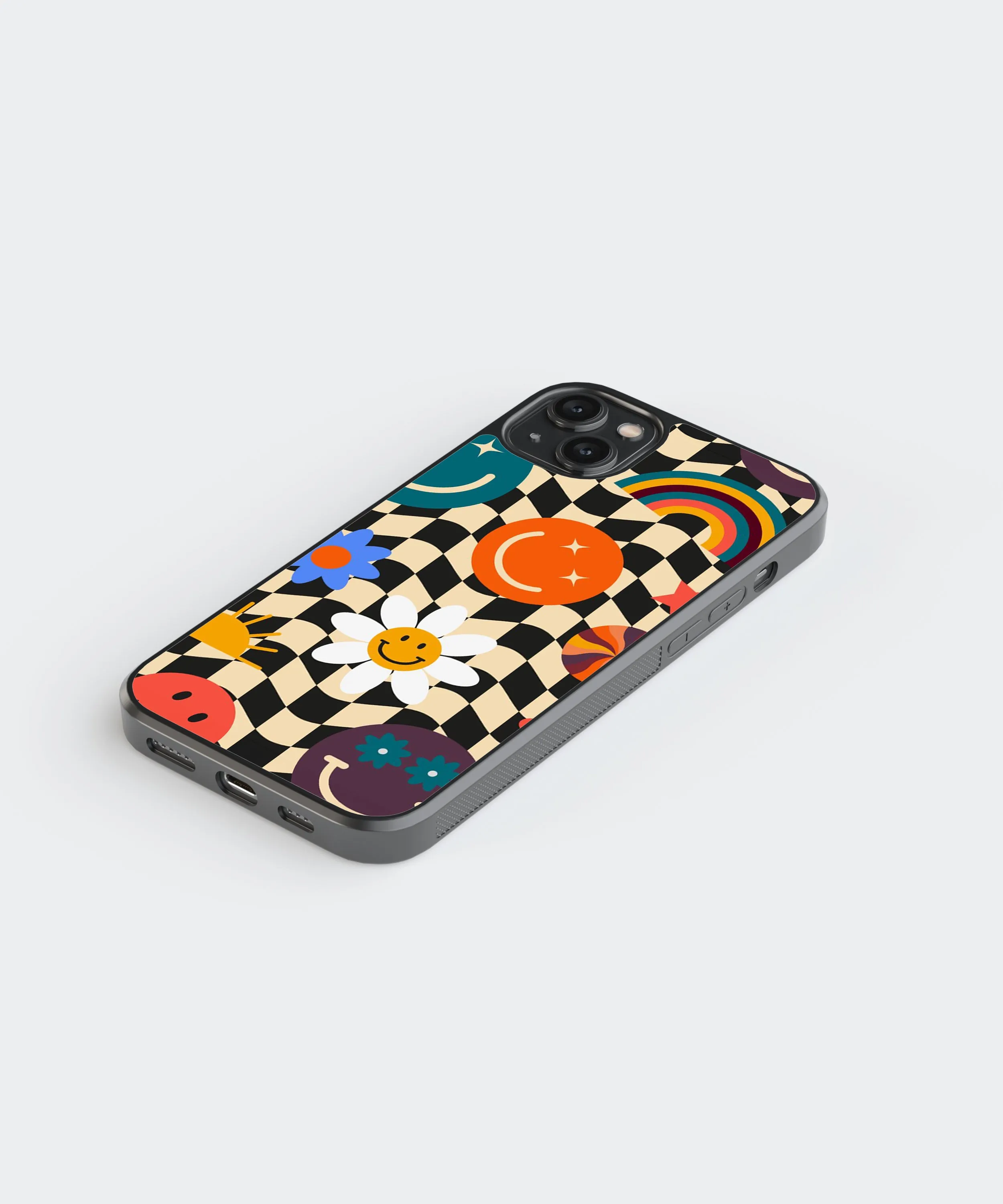 Aesthetic Flowers Y2K Glass Phone Case Cover