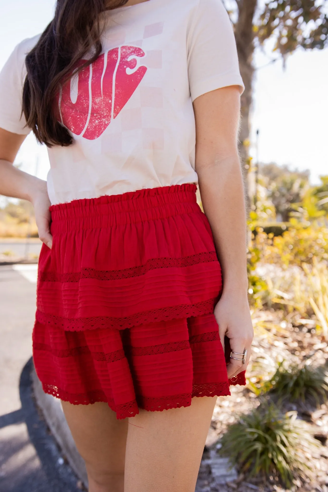 AN OVERCOMER LAYERED SKORT