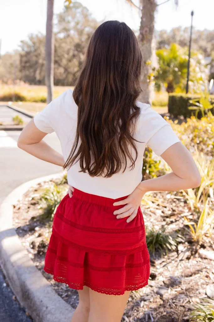 AN OVERCOMER LAYERED SKORT