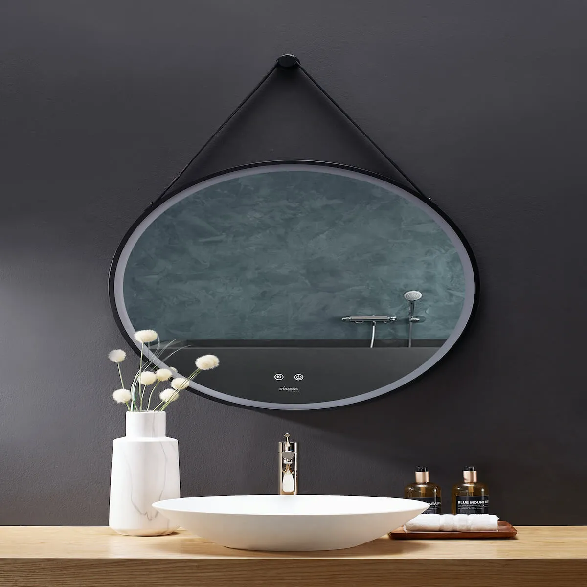 Ancerre Designs 24" LED Sangle Mirror LEDM-SANGLE-24-B