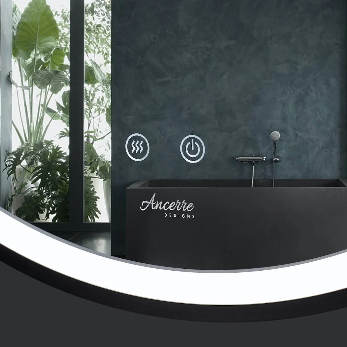 Ancerre Designs 24" LED Sangle Mirror LEDM-SANGLE-24-B