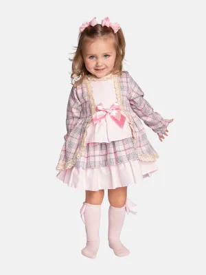 Baby Girl Alice Collection Tartan Dress - Pink