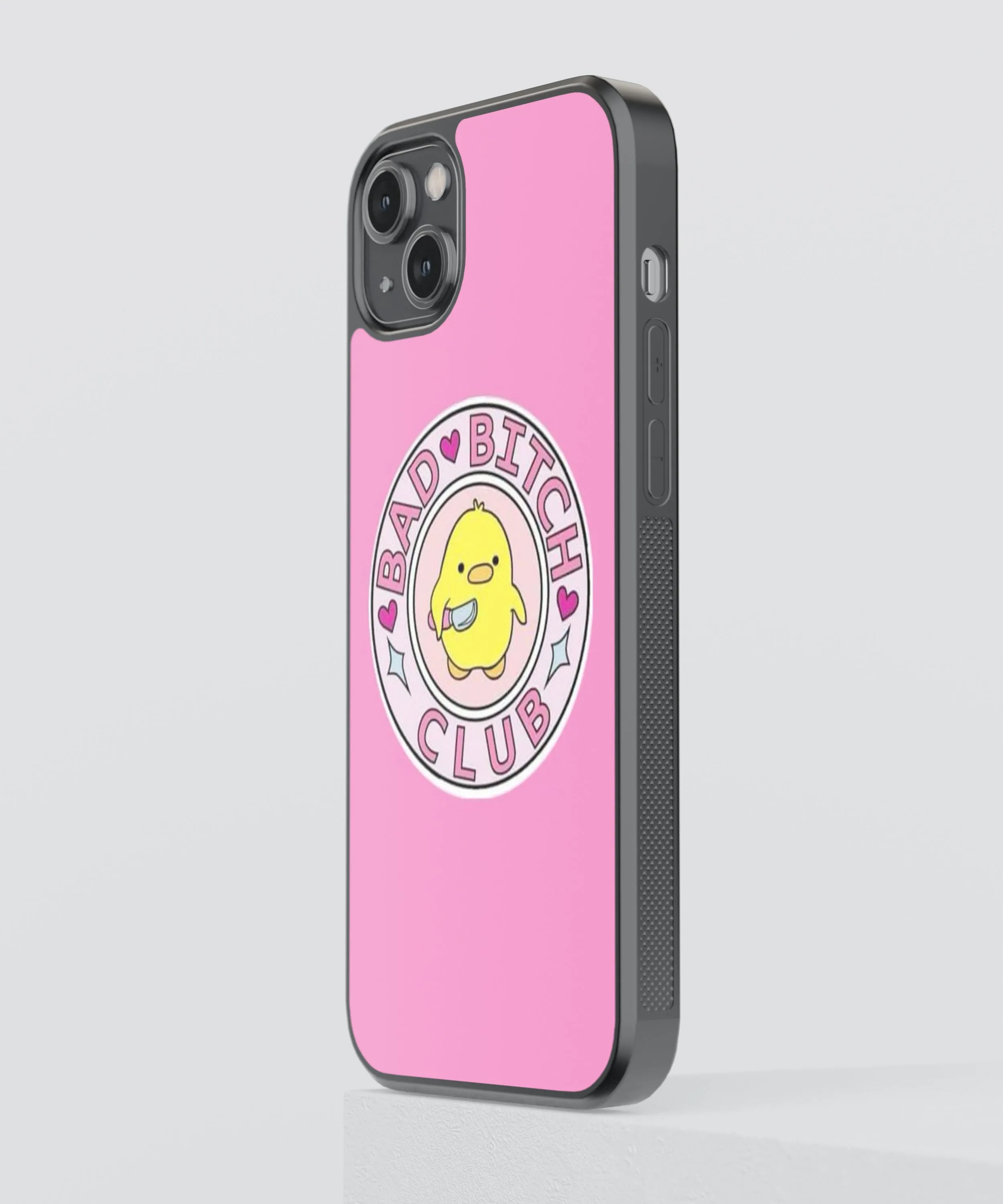 Bad B Club Y2K Glass Phone Case Cover