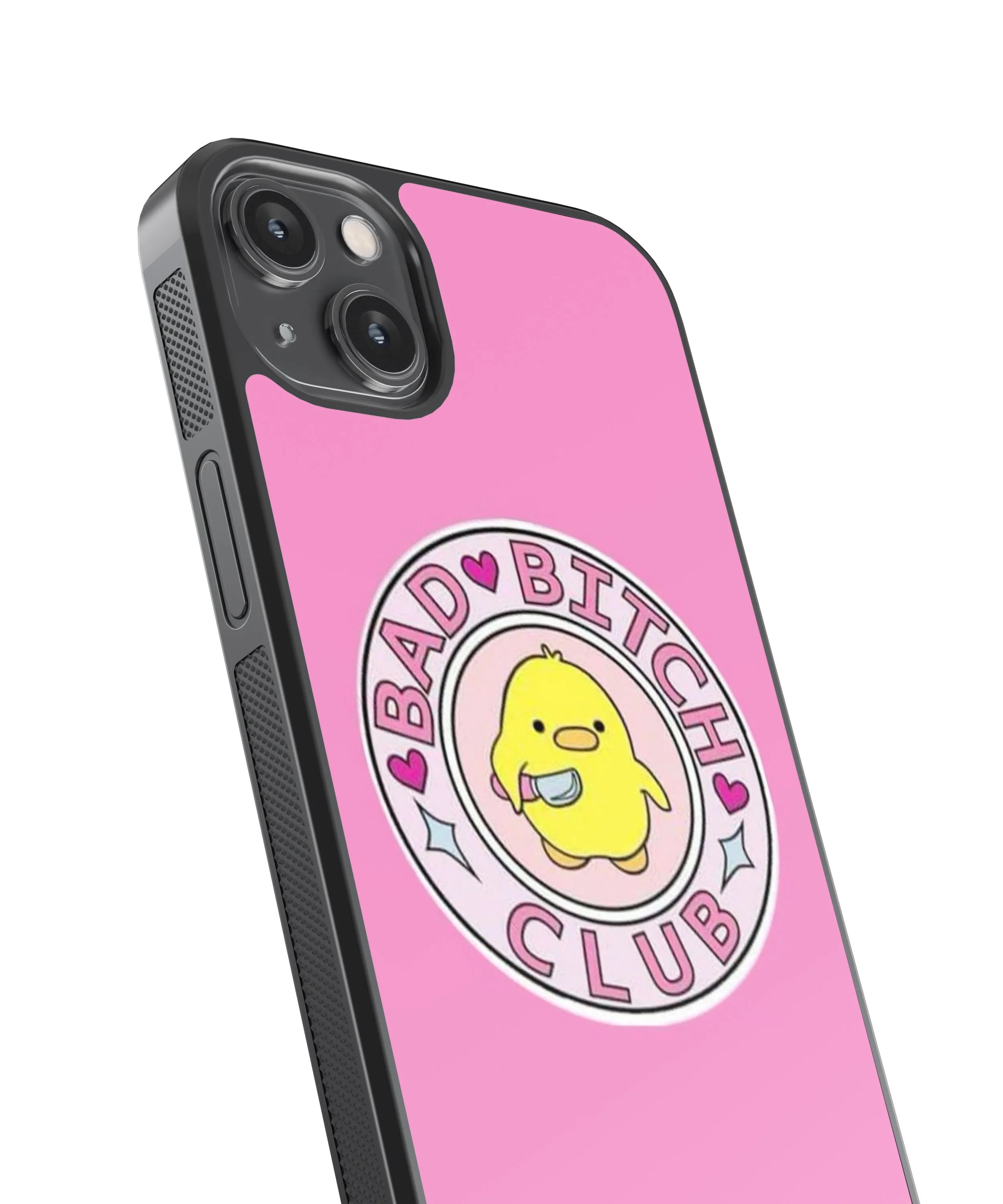 Bad B Club Y2K Glass Phone Case Cover