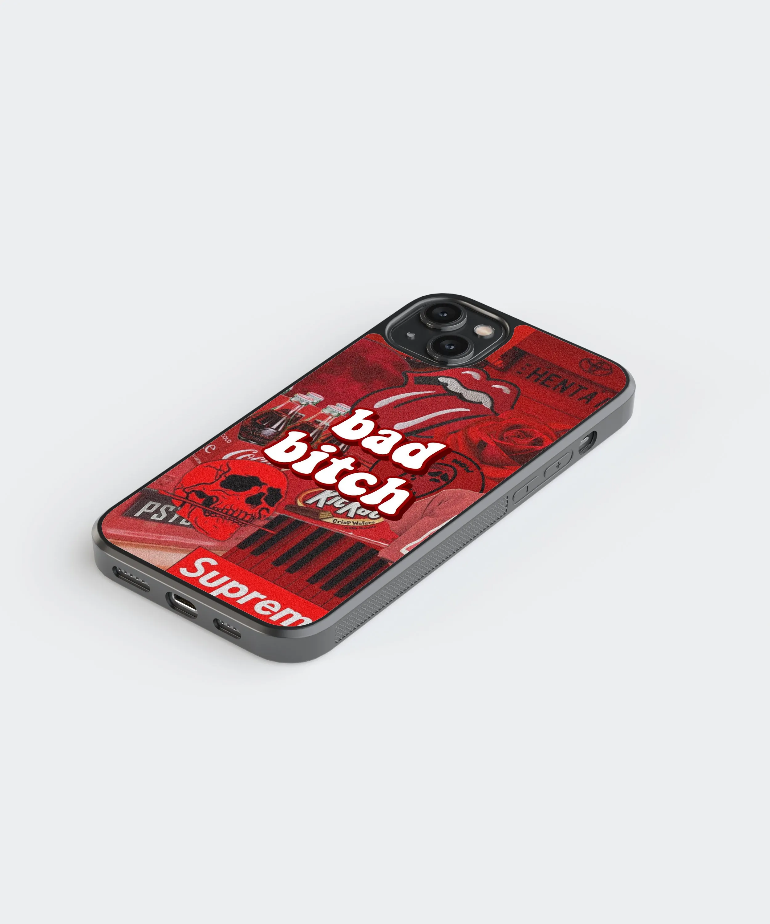 Bad B Y2K Glass Phone Case