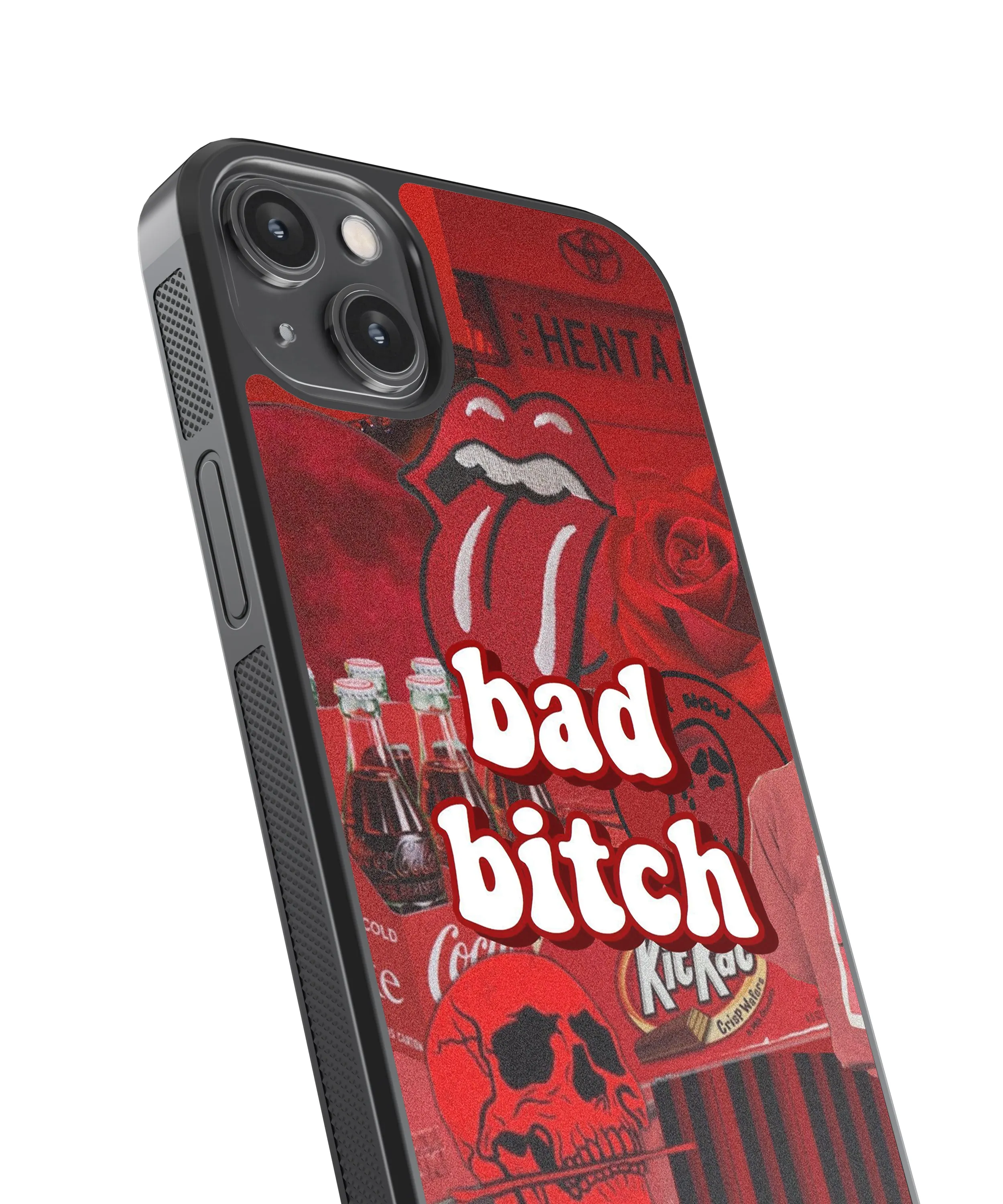 Bad B Y2K Glass Phone Case