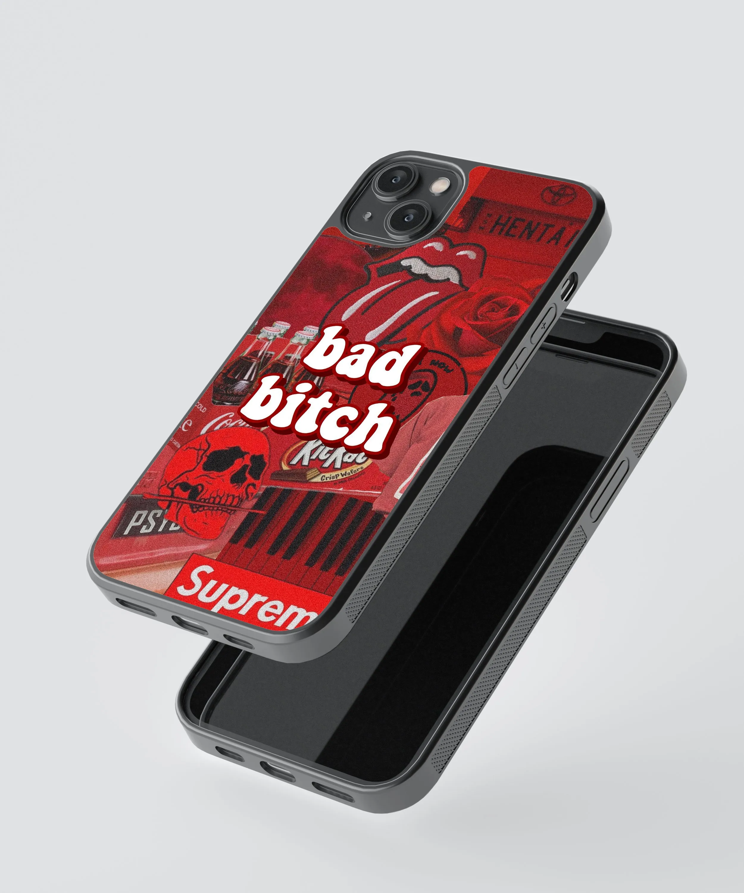 Bad B Y2K Glass Phone Case