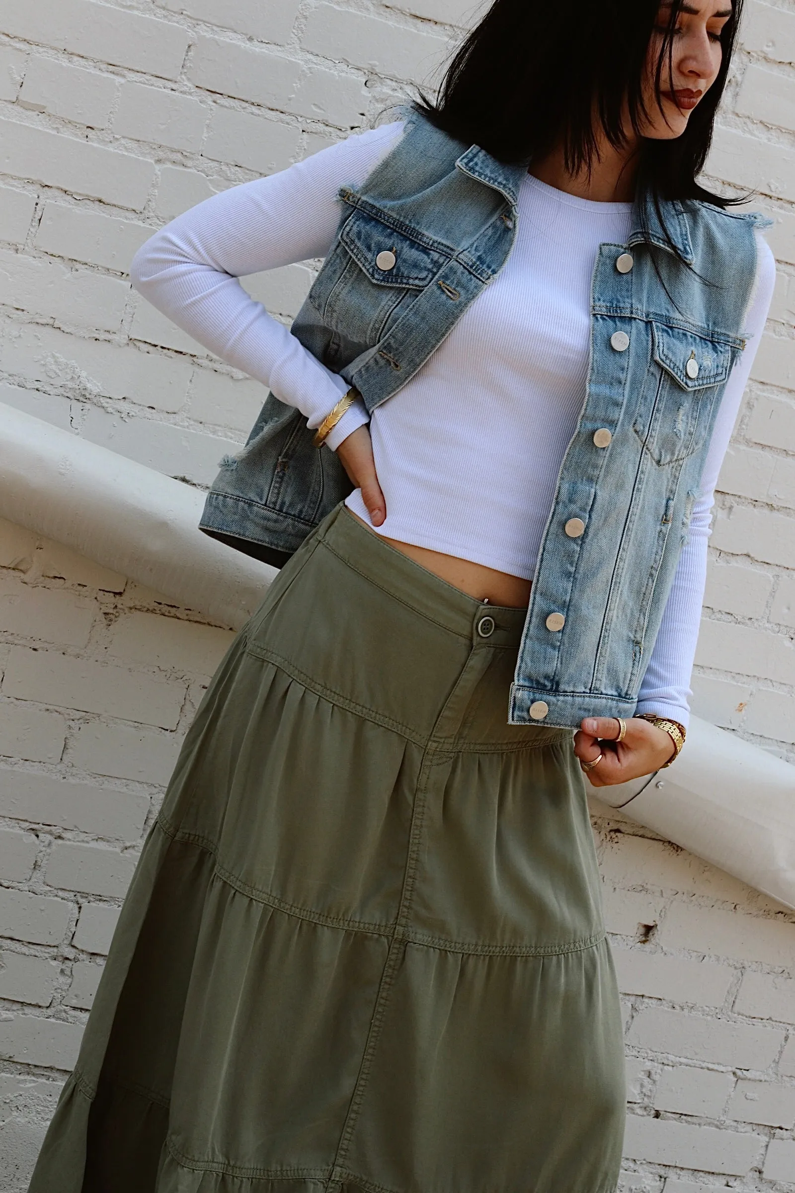 Carsyn Denim Vest