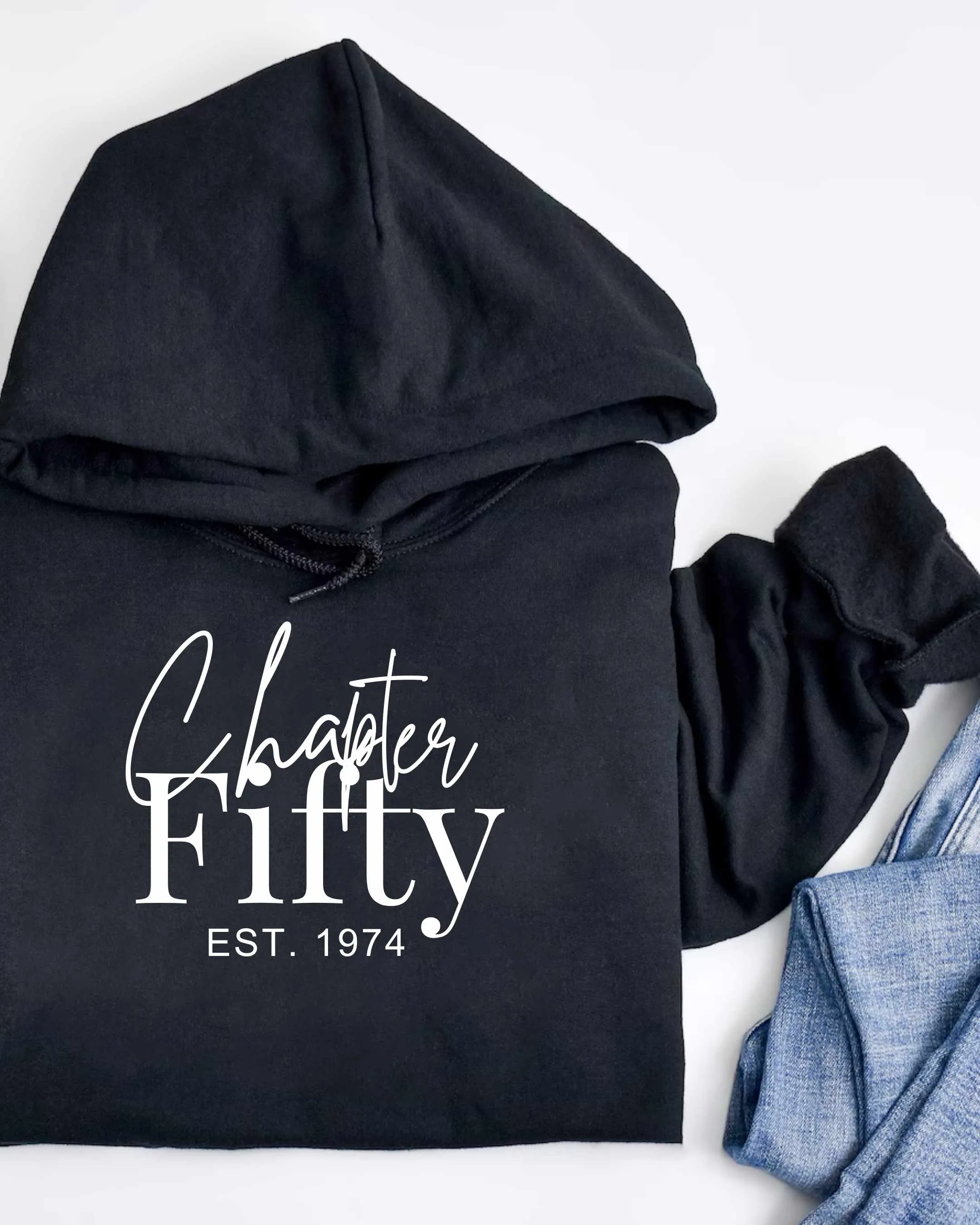 Chapter X, Est X Customizable Birthday Crewneck, Hoodie & T-Shirt