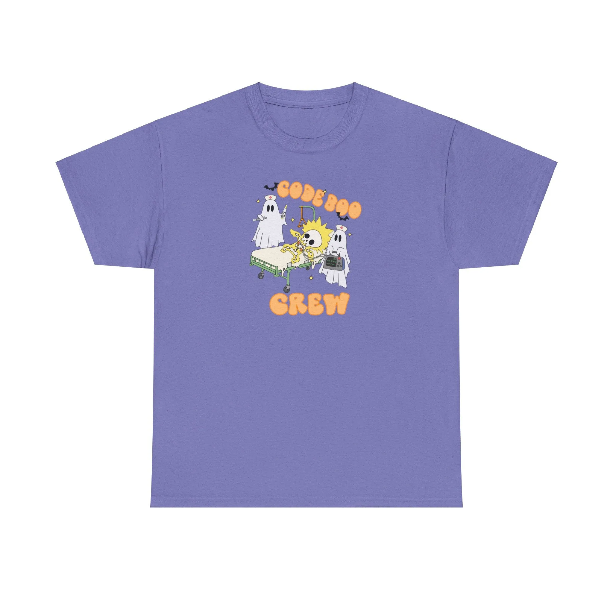Code Boo Crew, Pediatric Halloween Unisex Heavy Cotton Tee