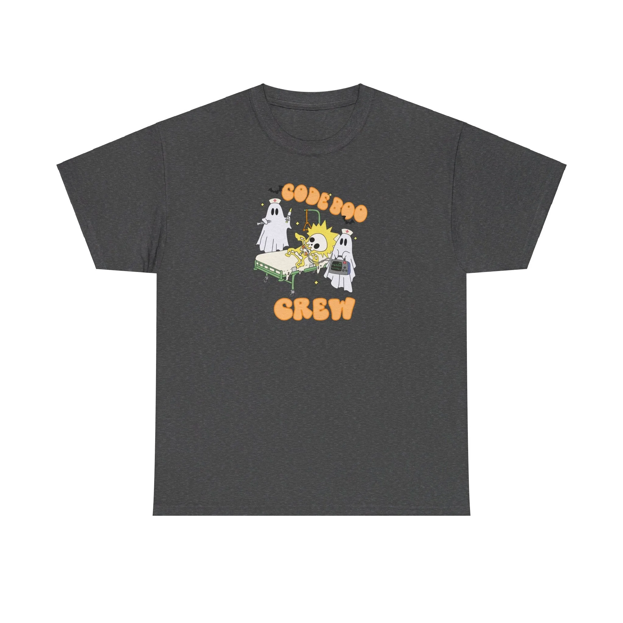 Code Boo Crew, Pediatric Halloween Unisex Heavy Cotton Tee