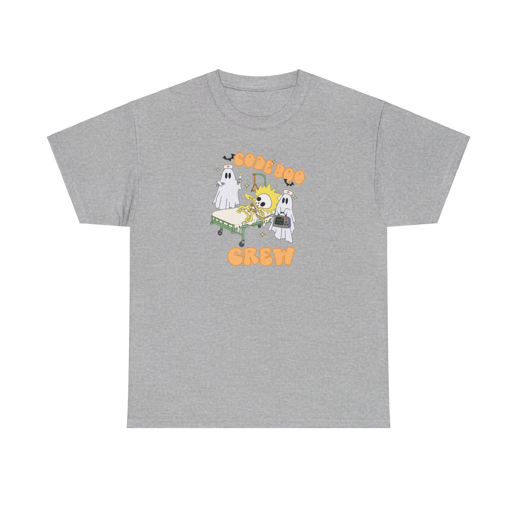 Code Boo Crew, Pediatric Halloween Unisex Heavy Cotton Tee