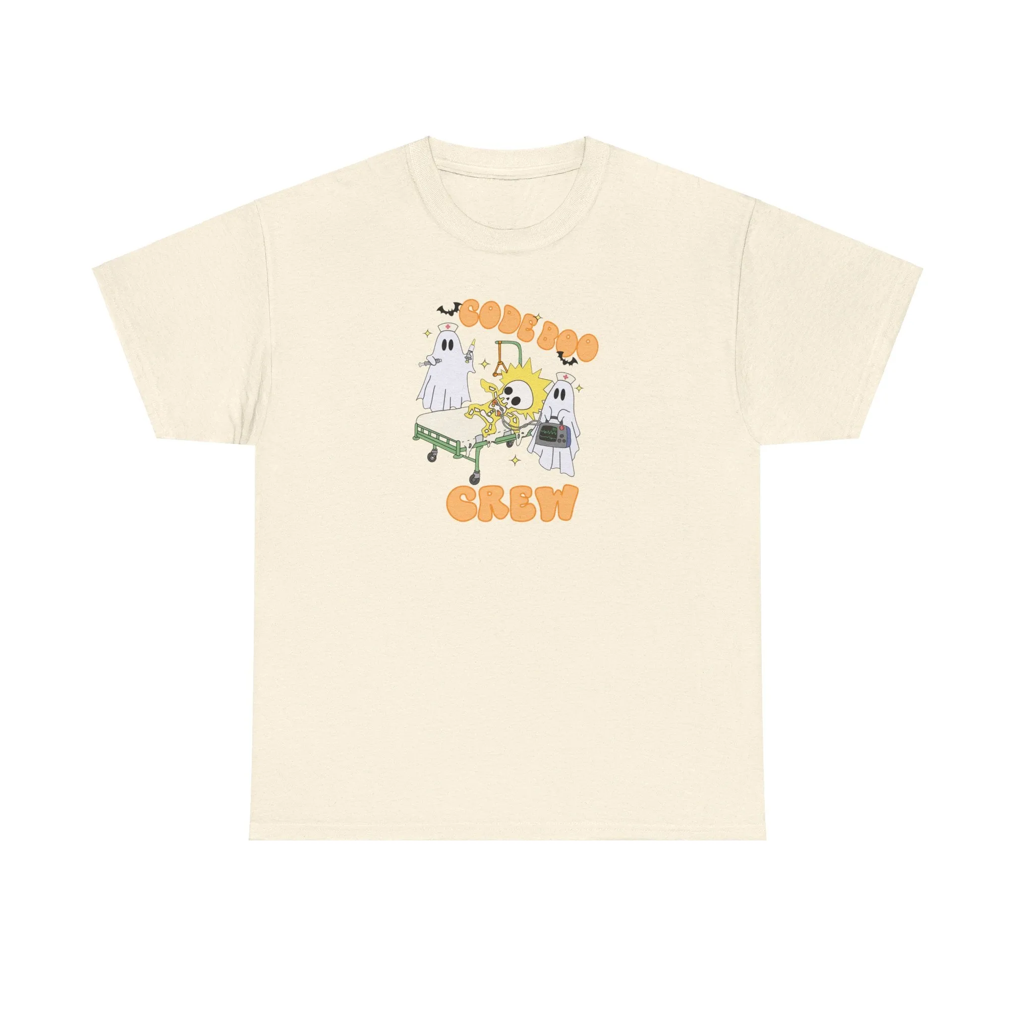 Code Boo Crew, Pediatric Halloween Unisex Heavy Cotton Tee