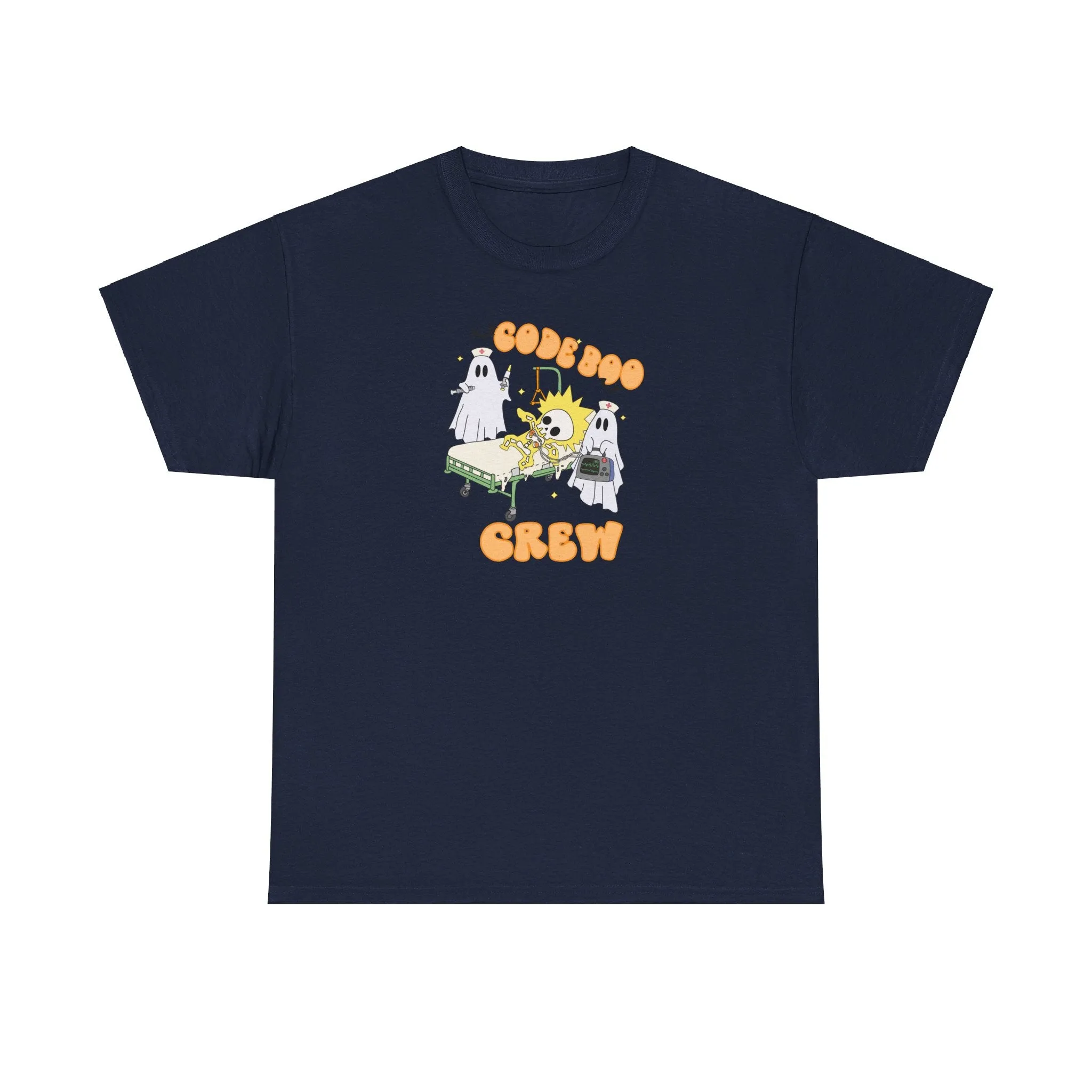 Code Boo Crew, Pediatric Halloween Unisex Heavy Cotton Tee
