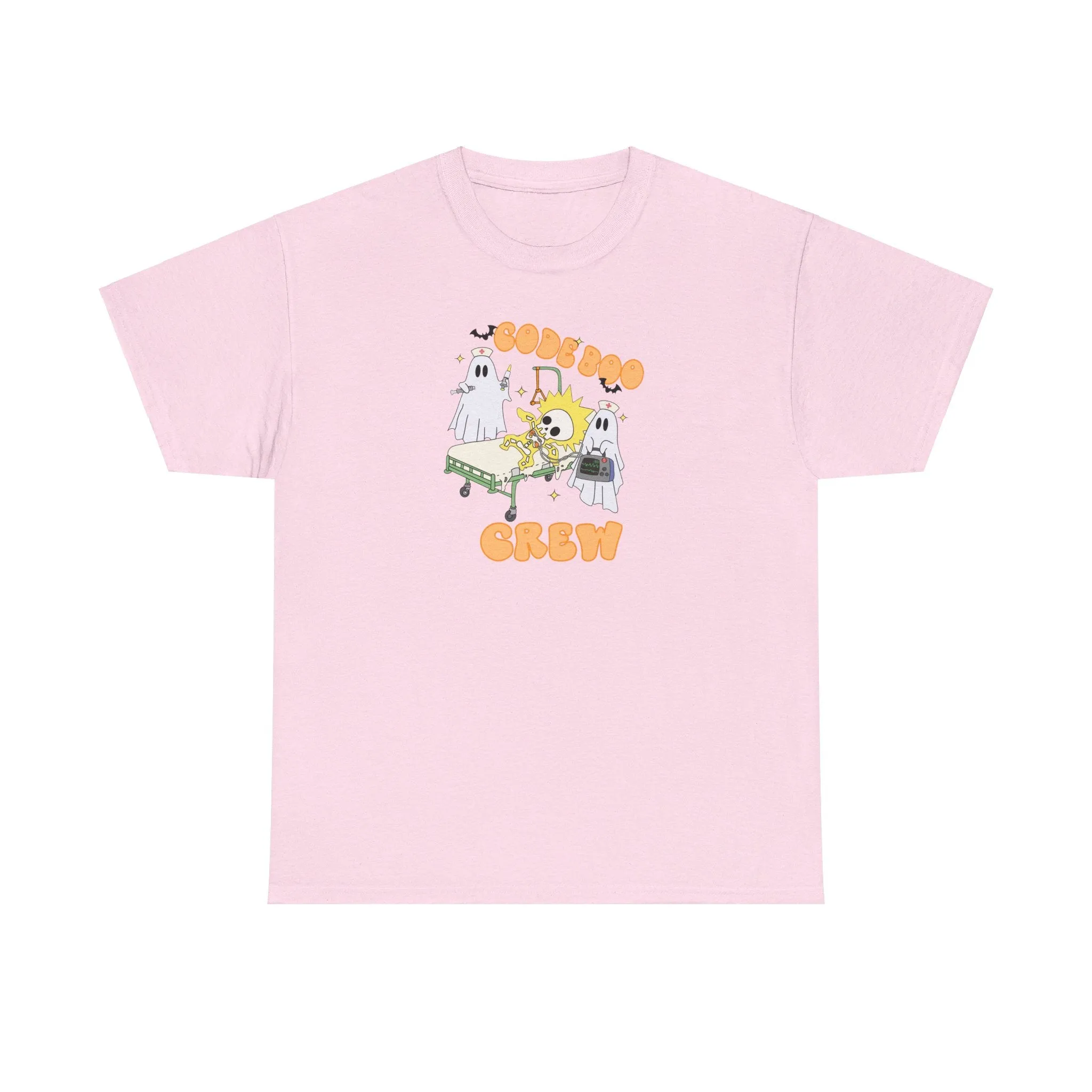 Code Boo Crew, Pediatric Halloween Unisex Heavy Cotton Tee