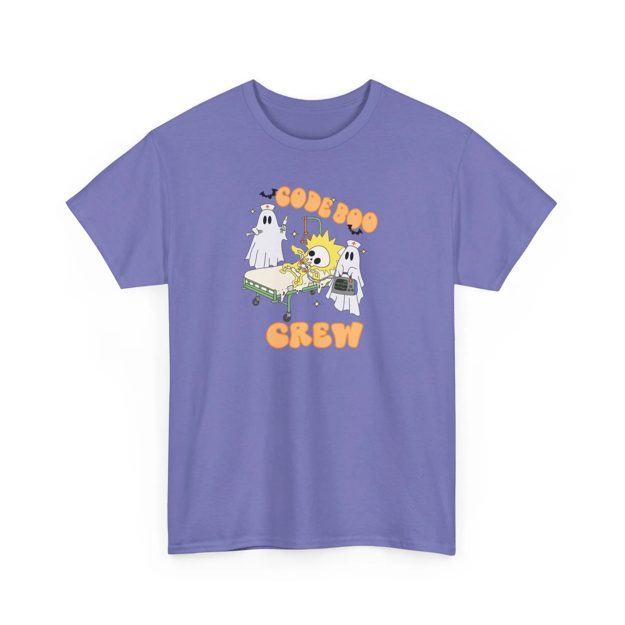 Code Boo Crew, Pediatric Halloween Unisex Heavy Cotton Tee