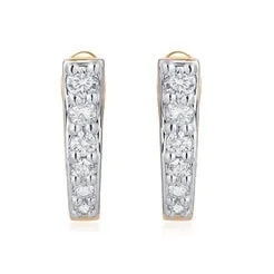 Diamond Bliss Hoops Earrings