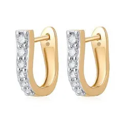 Diamond Bliss Hoops Earrings