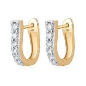 Diamond Bliss Hoops Earrings