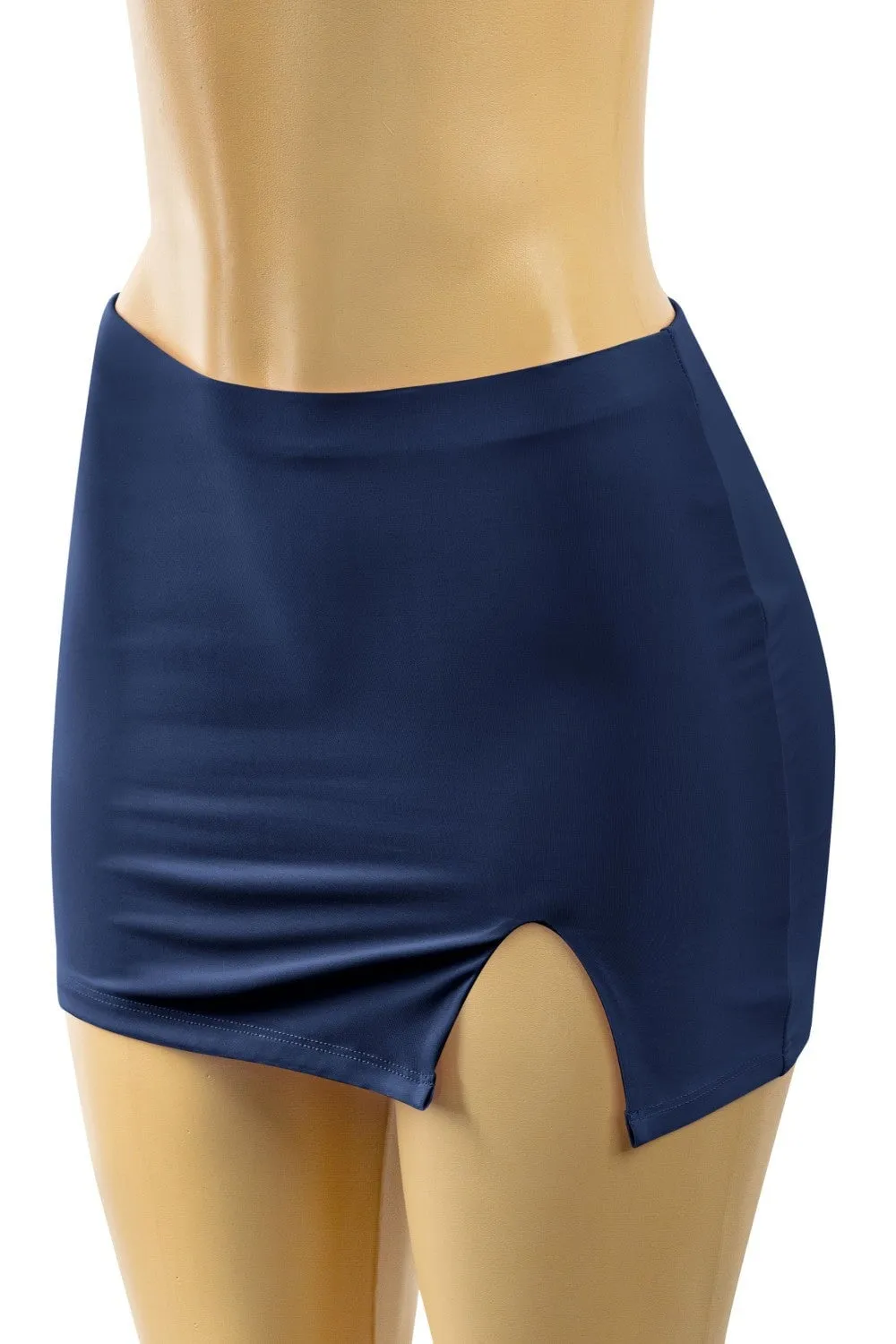 Dream Land Mid Waisted Mini Skirt Navy