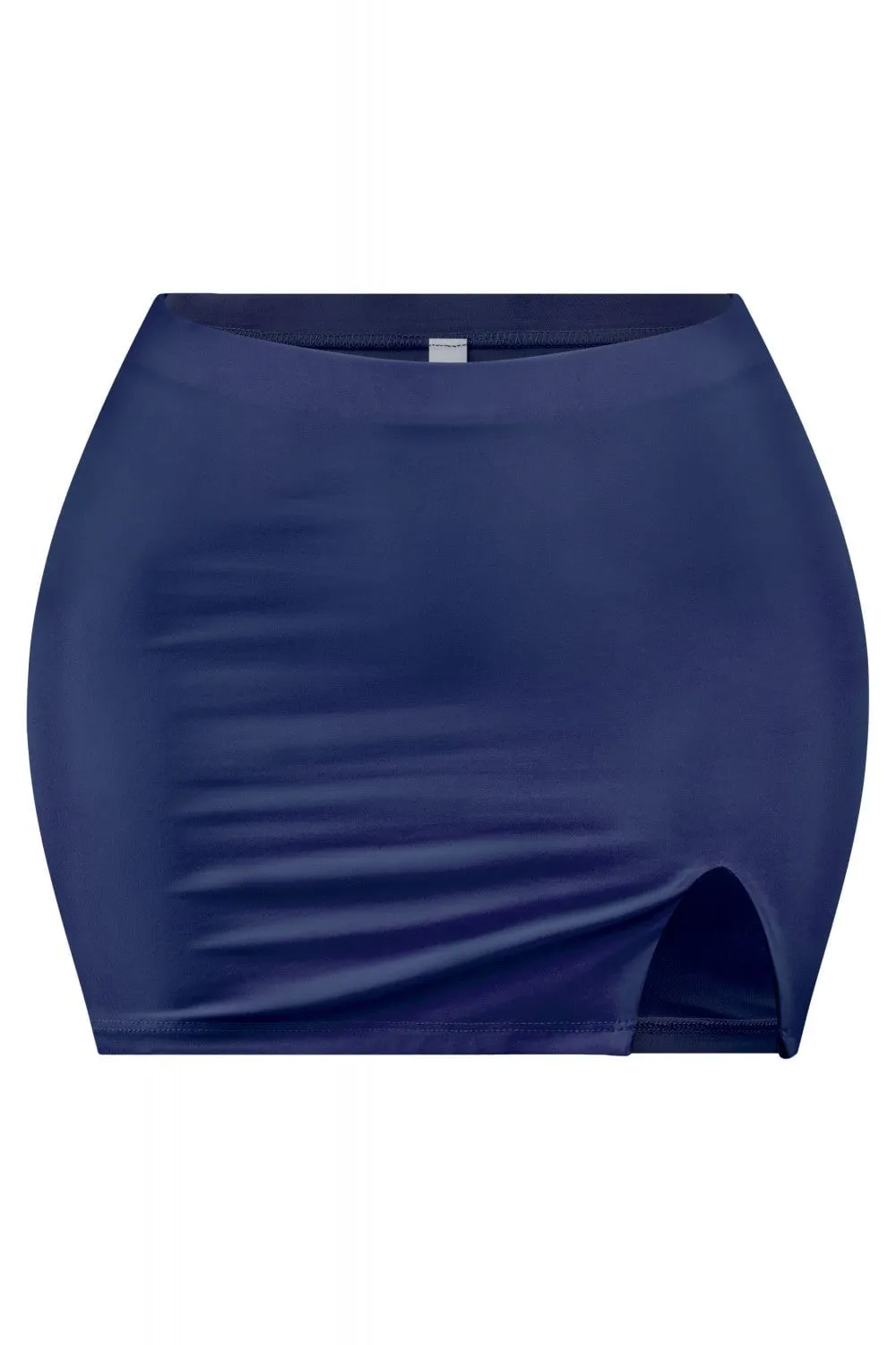 Dream Land Mid Waisted Mini Skirt Navy
