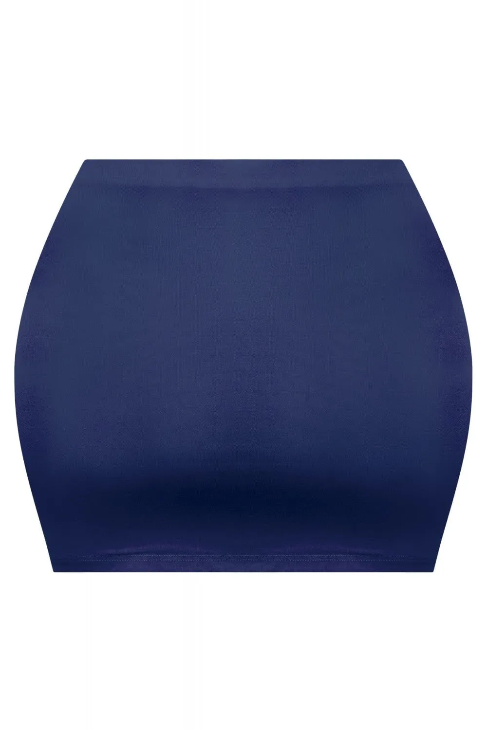 Dream Land Mid Waisted Mini Skirt Navy