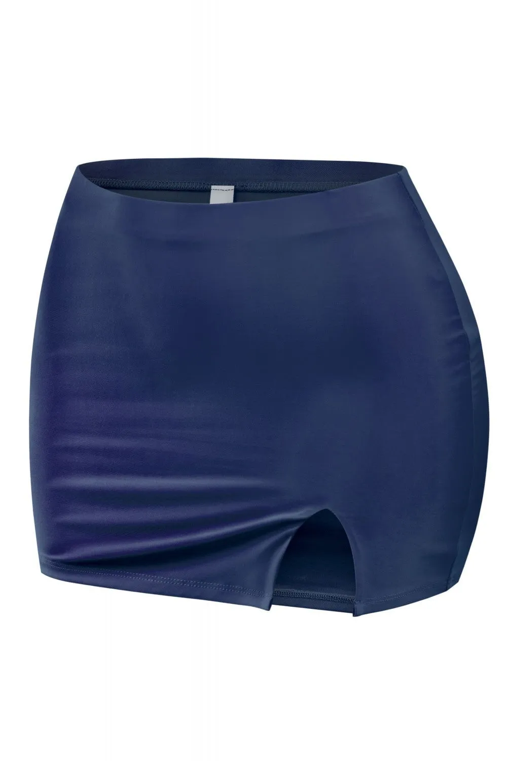 Dream Land Mid Waisted Mini Skirt Navy