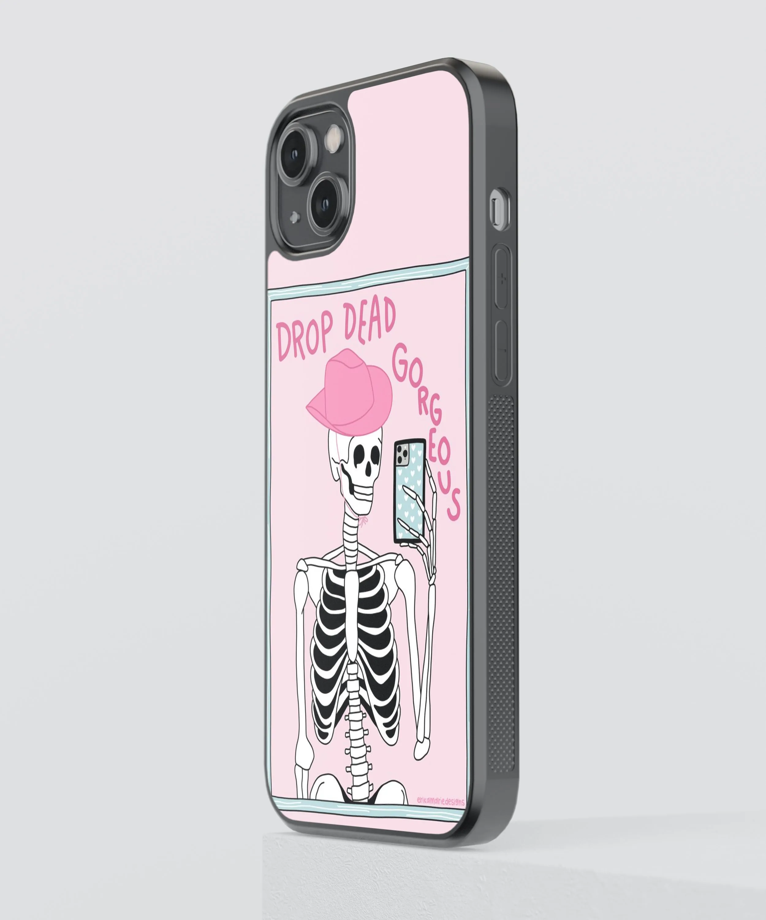 Drop Dead Gorgeous Y2K Glass Phone Case Cover