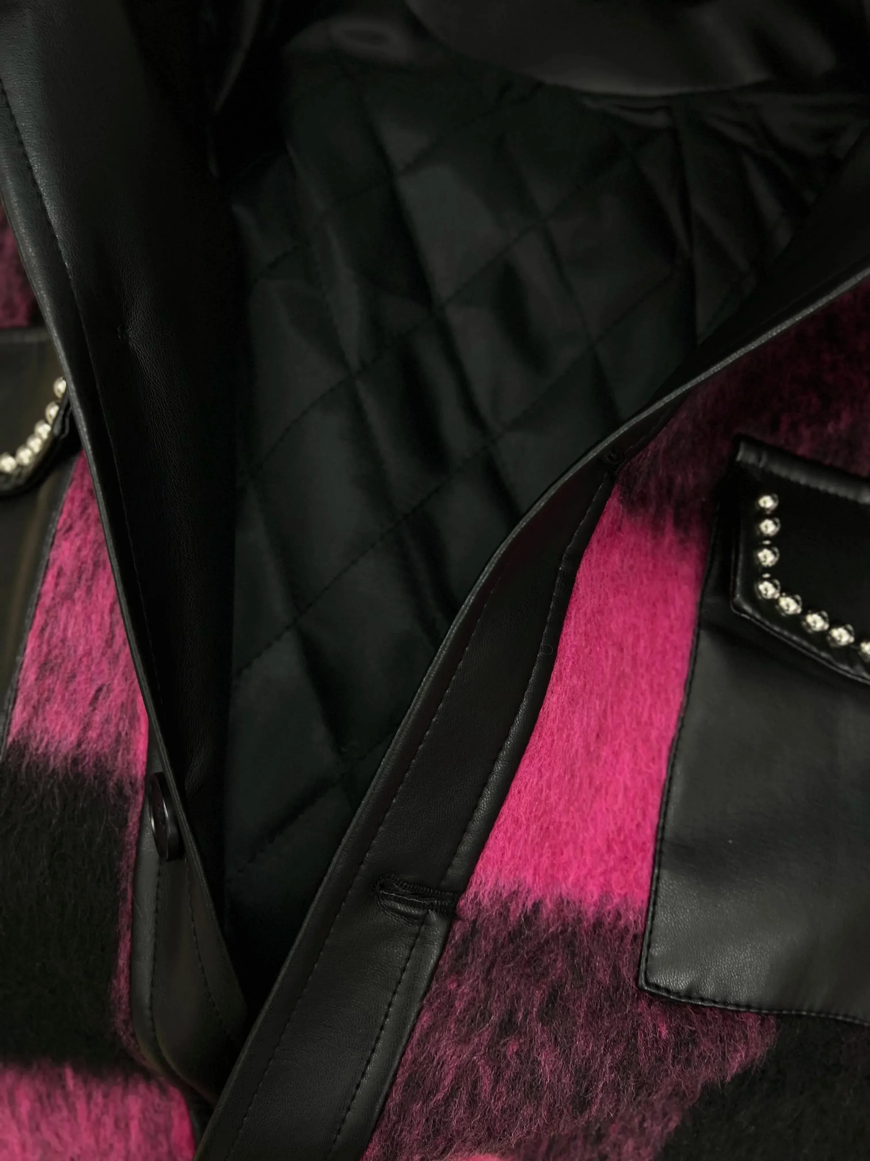 Fashion Pockets Beads Loose Jacket