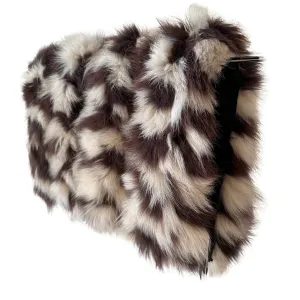 Fluffy Collar Fur Fox for winter coat parka hood 75 cm Mens and Womens