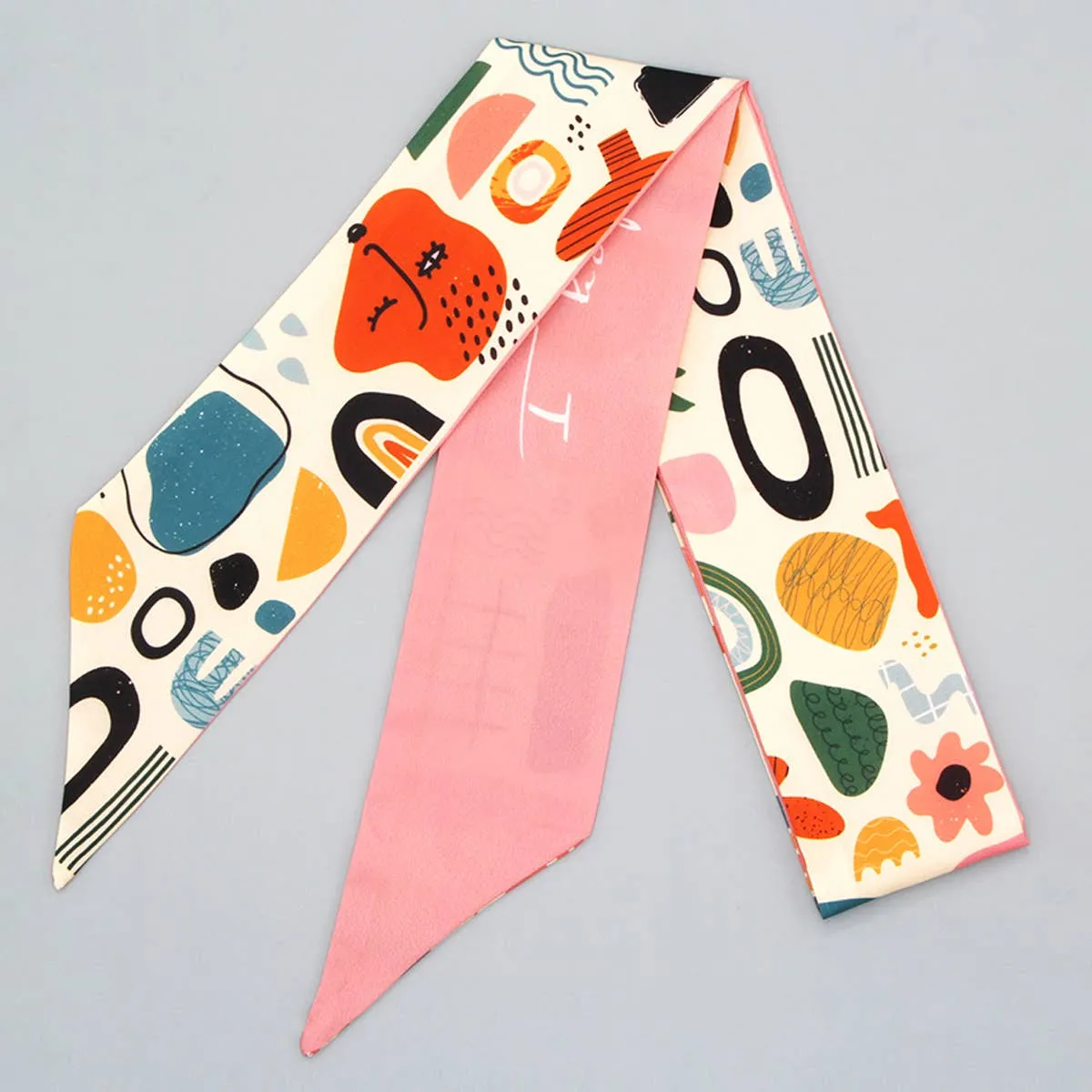 HAIRBAND, HANDBAG AND RIBBON SCARF_CWASC0086