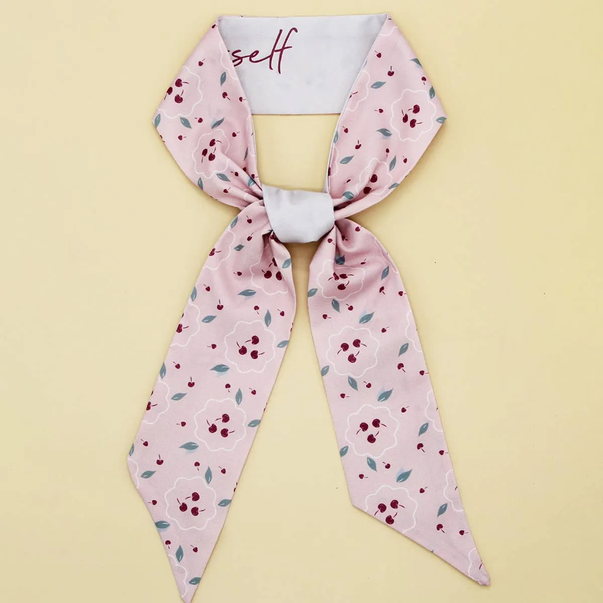 HAIRBAND, HANDBAG AND RIBBON SCARF_CWASC0086