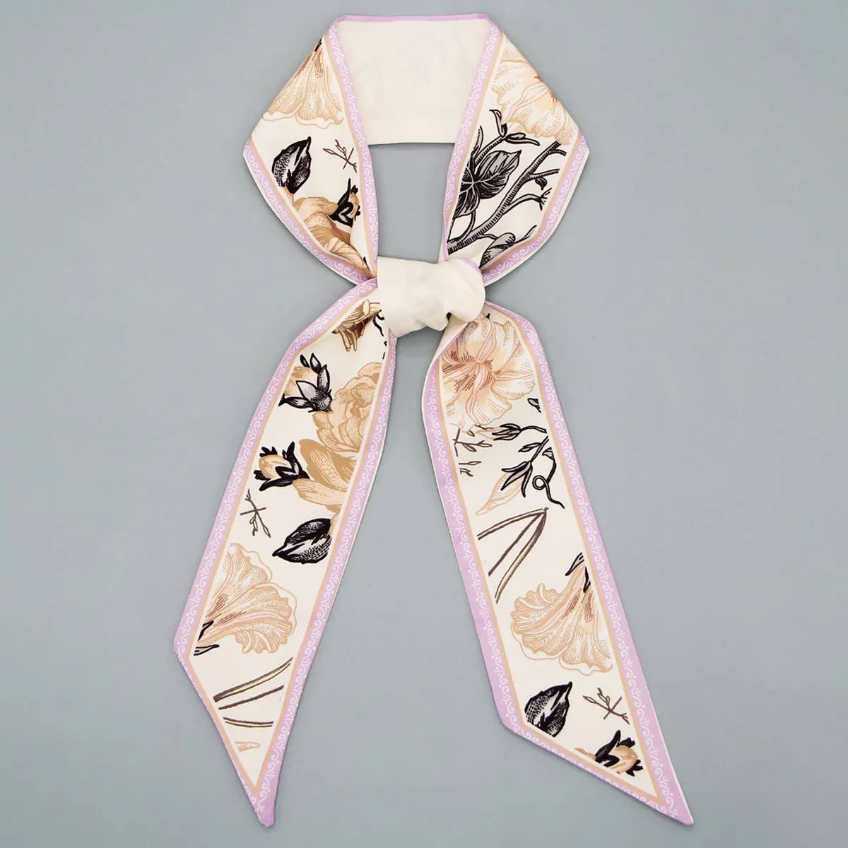 HAIRBAND, HANDBAG AND RIBBON SCARF_CWASC0086