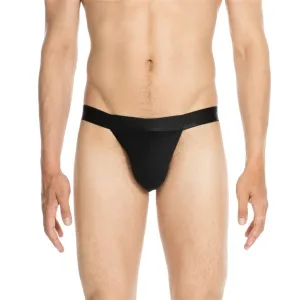 HOM TANGA BRIEFS - MEN’S TANGA BRIEFS IN BLACK