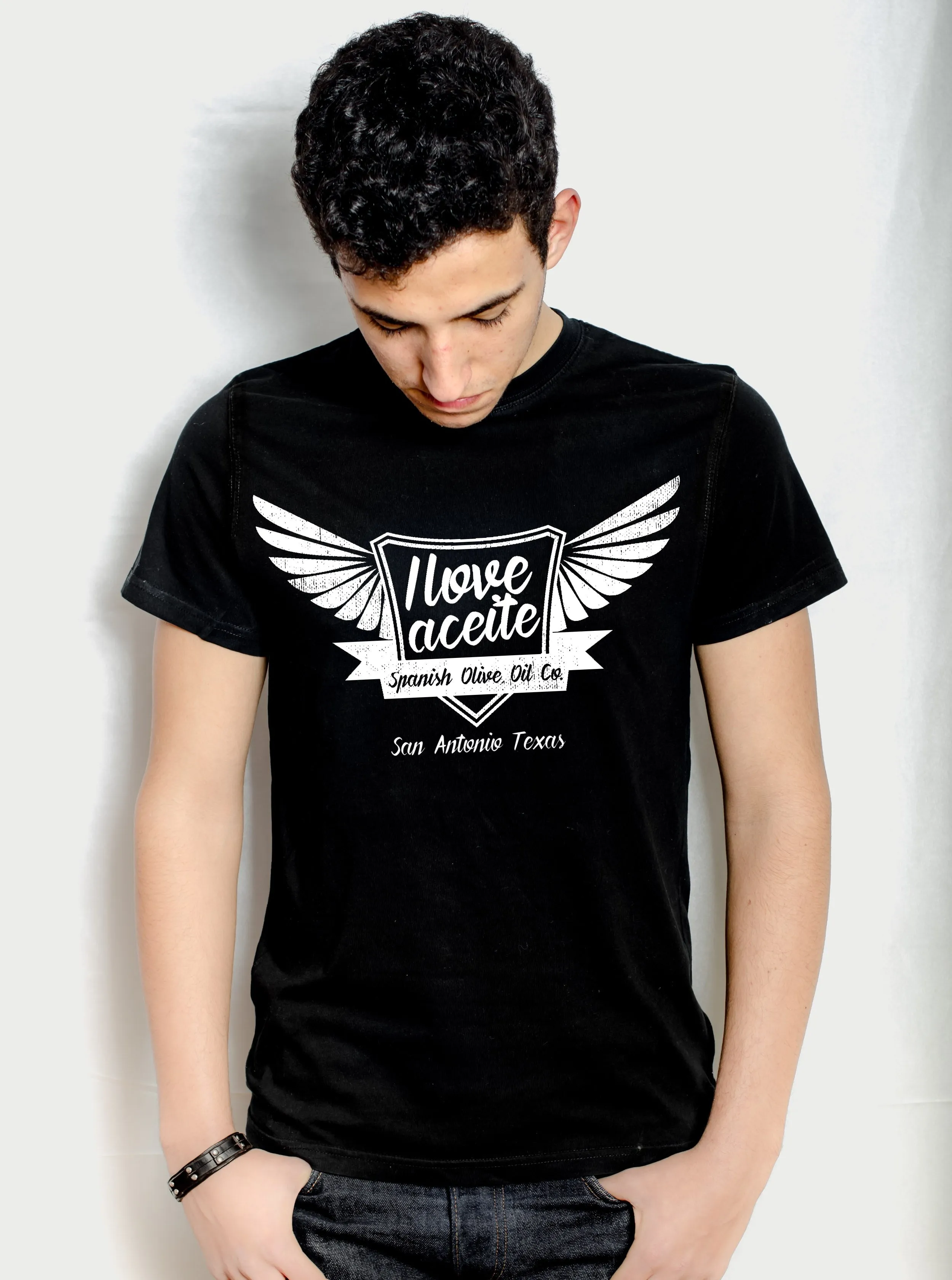 iloveaceite wings t-shirt
