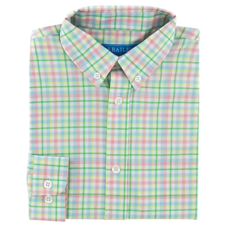 J. Bailey Performance Button Down Shirt Spring/24 1023-Roscoe 5101