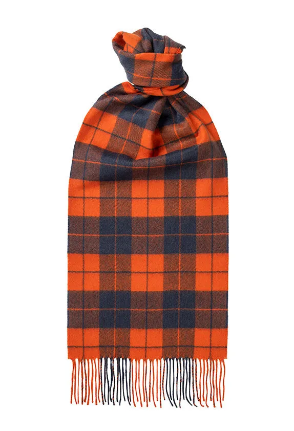 Joshua Ellis 100% Cashmere Scarf Orange