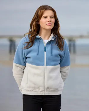 Juno Sherpa Hoodie in Stratus Blue