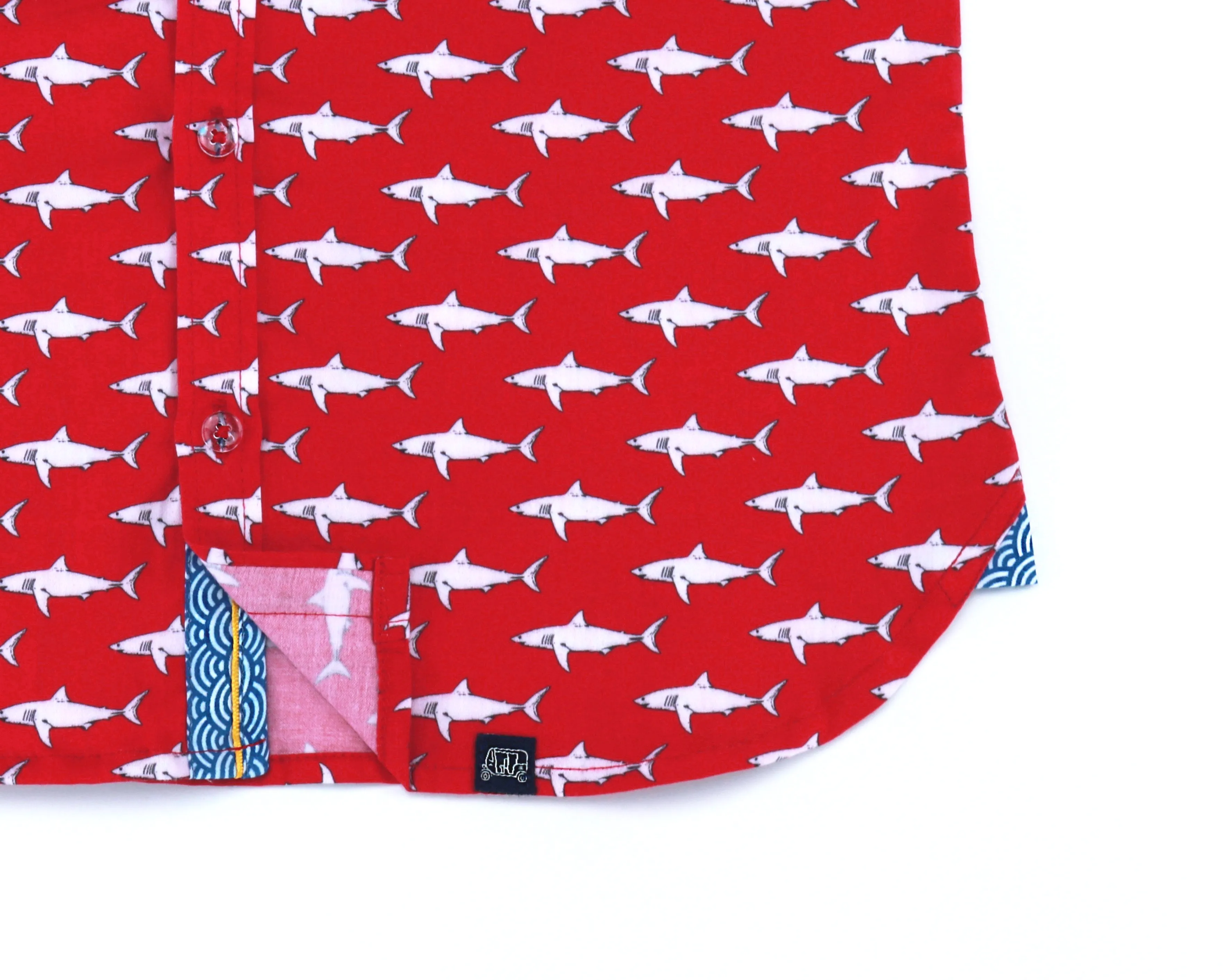 Mako Sharks in Red - Long Sleeve
