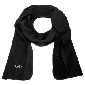 Men Women Fleece Scarf - Black