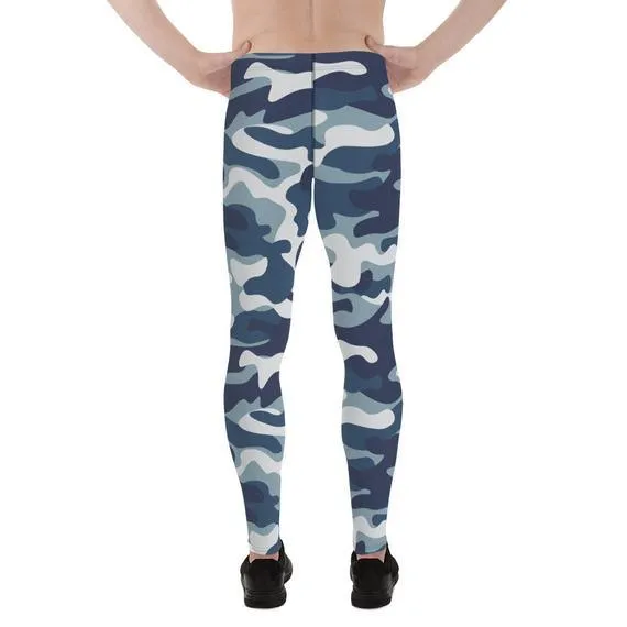 Mens Leggings - Urban Camo Army / Military Pattern