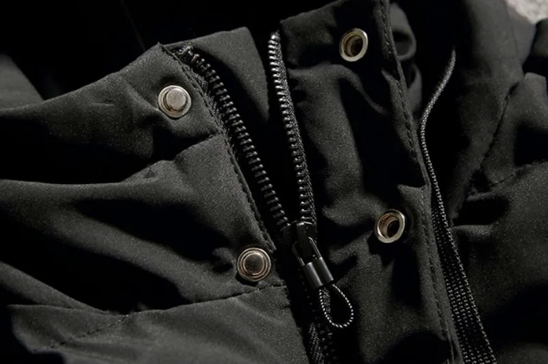 Men's Winter Warm Long Parka | Plus Size