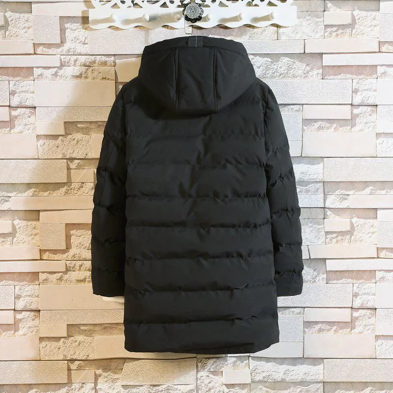 Men's Winter Warm Long Parka | Plus Size