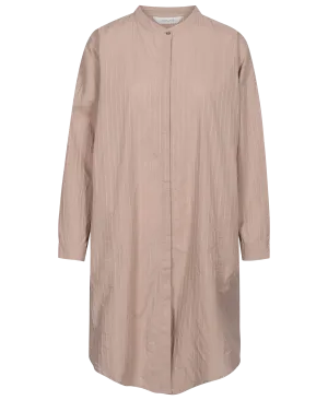 Oline Cotton Shirt Dress - Brush