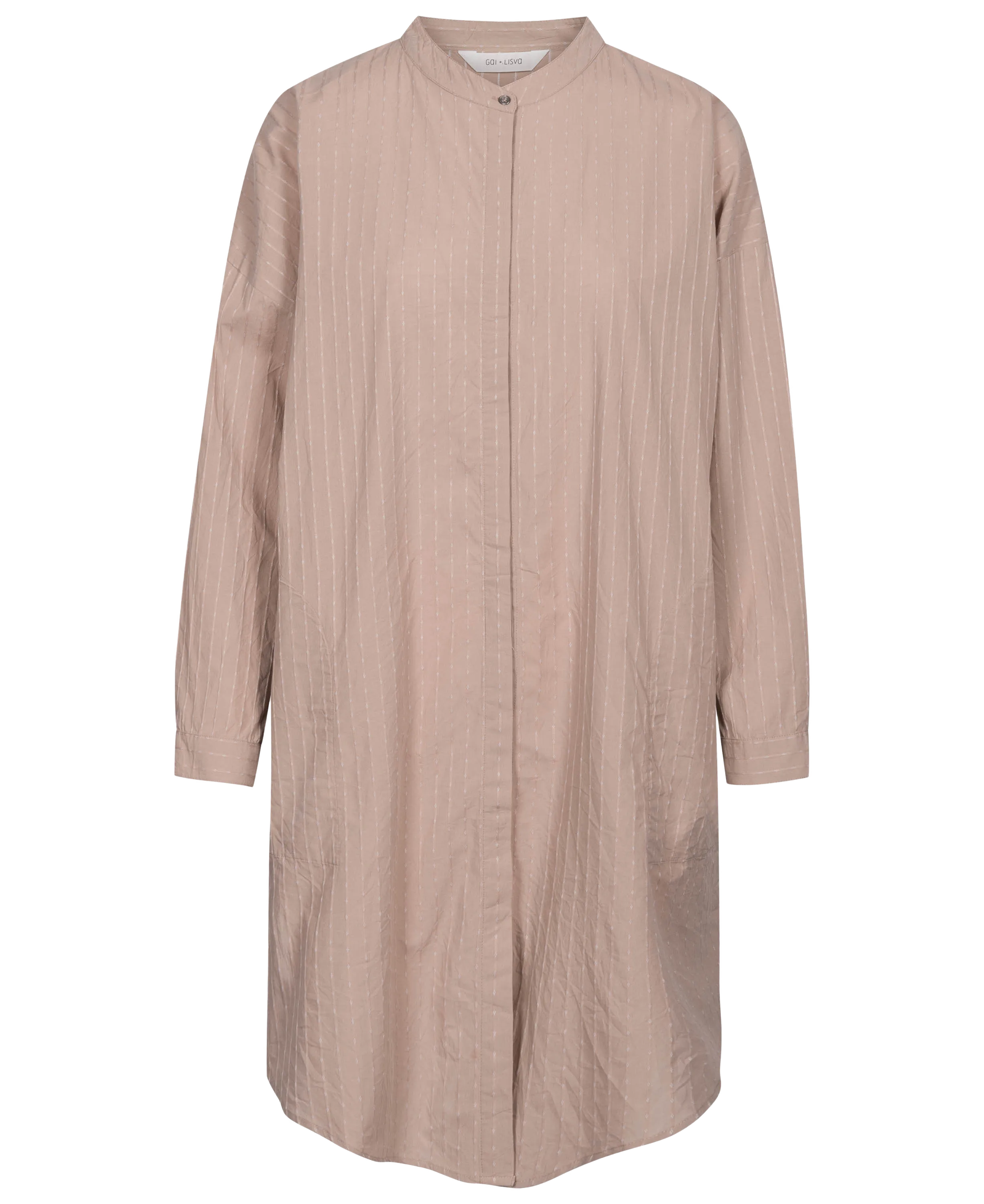 Oline Cotton Shirt Dress - Brush
