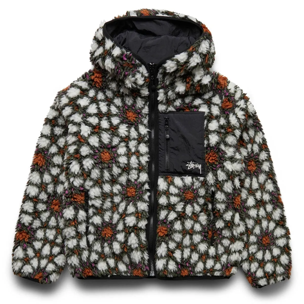 PATTERN SHERPA JACKET
