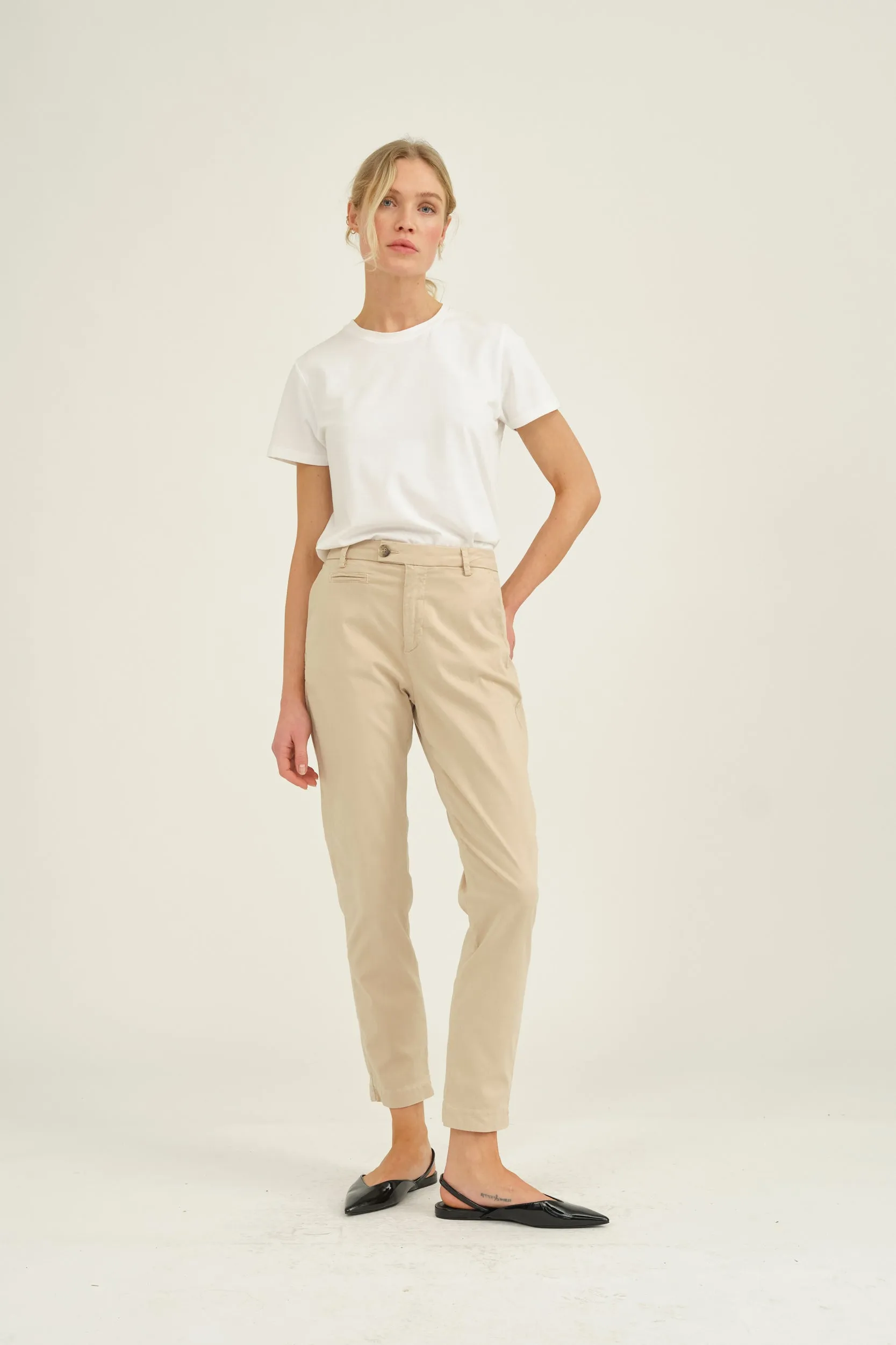 PD-Anika Support Chino - Cream Tan