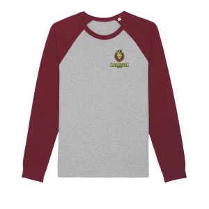 Png Lionhead Organic Raglan Long Sleeve Shirt